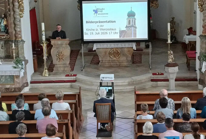 Bildervortrag "700 Jahre Pfarrei Miesbrunn"