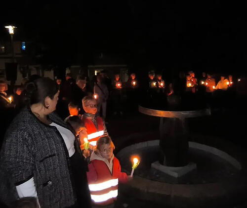 Lichterprozession am Kreuzberg