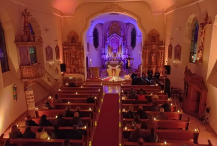 Kirche der Pfarrmission. Foto: Lucia Feneis